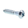 Prime-Line Wood Screw Round Head Phillips Drive #8 X 7/8in Zinc Plated Steel 50PK 9207781